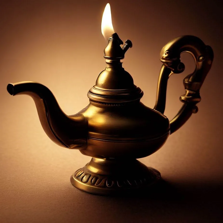 Lampa Aladyna do Lamp - Oświetl Swój Dom W Magiczny Sposób