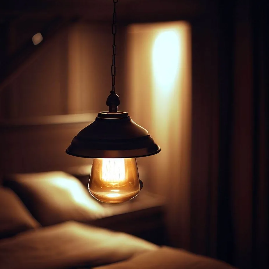 Lampa do sypialni wisząca