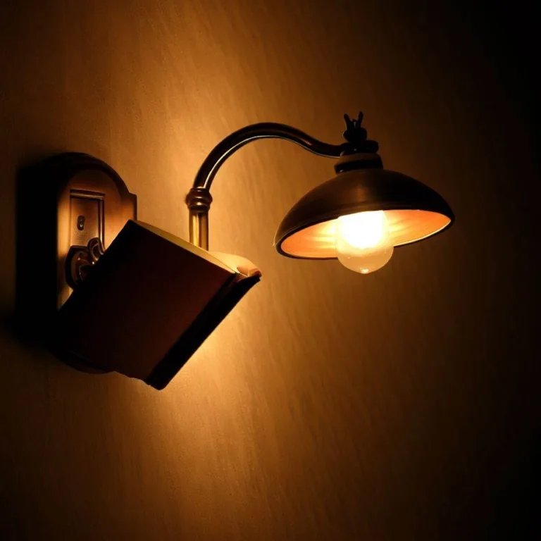 Lampa ścienńa do czytania