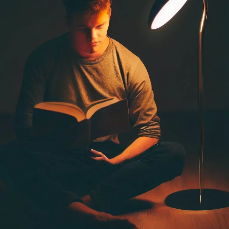 Lampa stojąca do czytania
